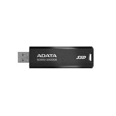 Ārējais cietais disks Adata SC610 2 TB SSD 2,5" цена и информация | Жёсткие диски | 220.lv