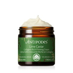 Nostiprinošs sejas krēms Antipodes Lime Caviar Collagen-Rich Firming Cream, 60 ml cena un informācija | Sejas krēmi | 220.lv