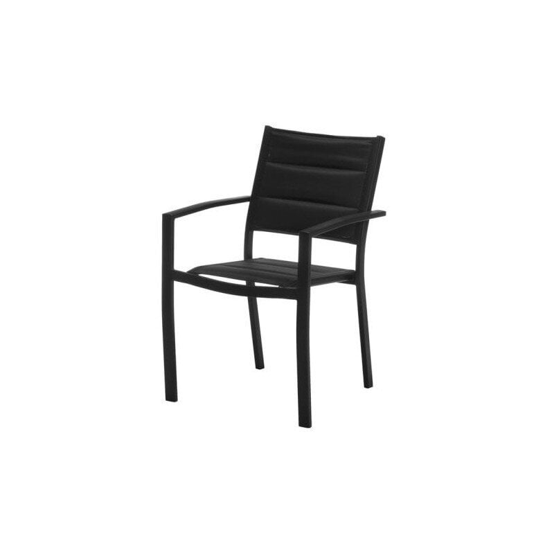 Dārza krēsls, 58x55x85 cm, melns цена и информация | Dārza krēsli | 220.lv