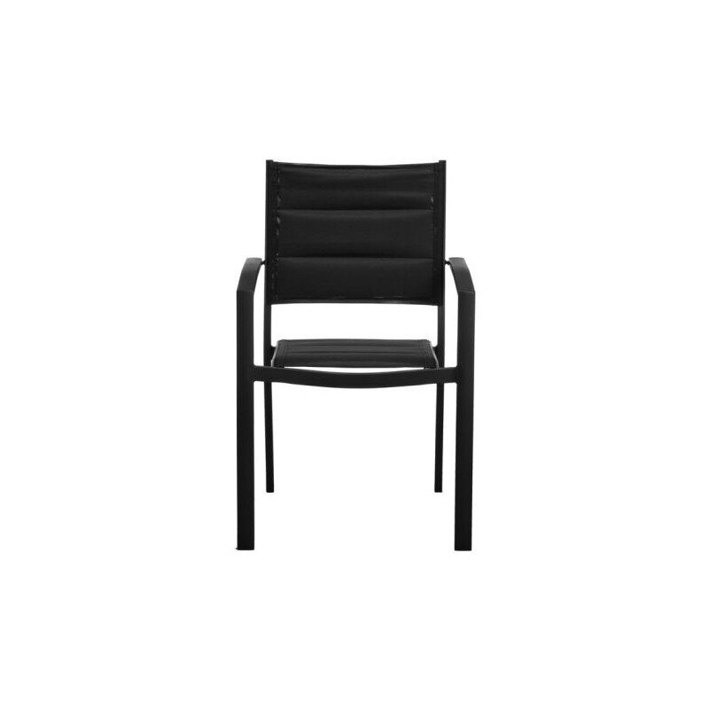 Dārza krēsls, 58x55x85 cm, melns cena un informācija | Dārza krēsli | 220.lv