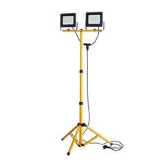 Worklight LED 2x50W 6000K with tripod Forever Light цена и информация | Фонари и прожекторы | 220.lv