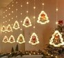 Aizkaru spuldzītes ar figūrām, baltas, 3 m цена и информация | Ziemassvētku lampiņas, LED virtenes | 220.lv