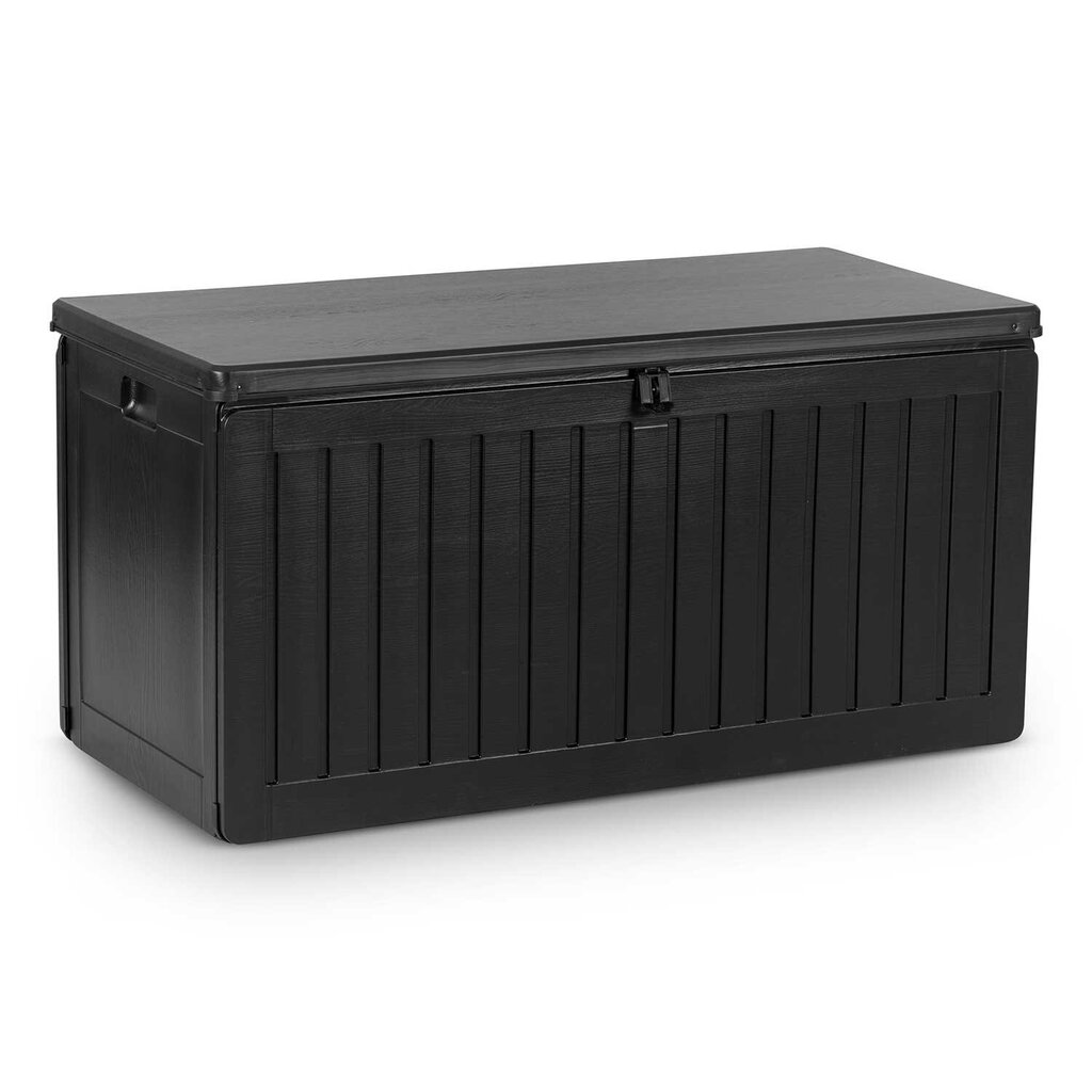Dārza kaste, 109 cm. x 51 cm. x 55 cm., 270 l., melna цена и информация | Komposta kastes un āra konteineri | 220.lv