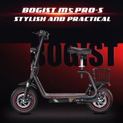 Elektriskais skrejritenis Bogist M5 Pro-S, 12", melns цена и информация | Электросамокаты | 220.lv