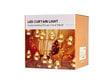Aizkaru spuldzītes bumbiņas, silti baltas, 3 m cena un informācija | Ziemassvētku lampiņas, LED virtenes | 220.lv