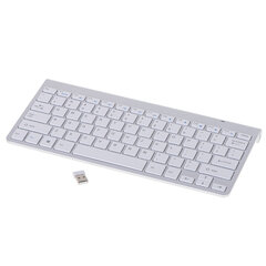 Беспроводная клавиатура Smart TV, серебристый цена и информация | Клавиатуры | 220.lv