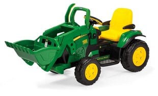 Одноместный детский электрический трактор Peg Perego John Deere Ground Loader 12V/330W цена и информация | Электромобили для детей | 220.lv