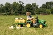Vienvietīgs bērnu elektriskais traktors Peg Perego Peg Perego John Deere Ground Force with trailer 12V/330W cena un informācija | Bērnu elektroauto | 220.lv