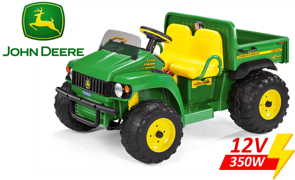 Bērnu divvietīgs elektroauto Peg Perego John Deere Gator HPX 12V/350W цена и информация | Bērnu elektroauto | 220.lv