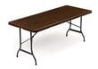 Saliekamais dārza banketa galds, ModernHome, 180 cm., tumši brūns cena un informācija | Dārza galdi | 220.lv