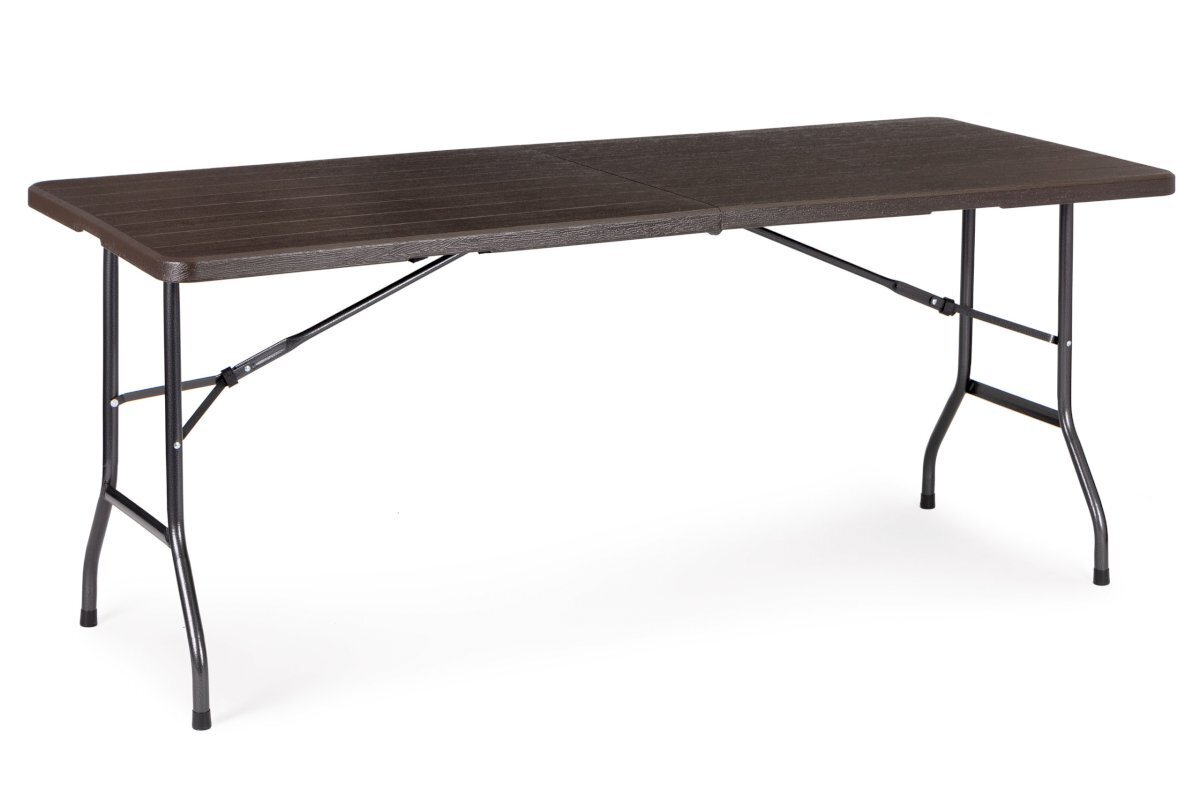 Saliekamais dārza banketa galds, ModernHome, 180 cm., brūns cena un informācija | Dārza galdi | 220.lv