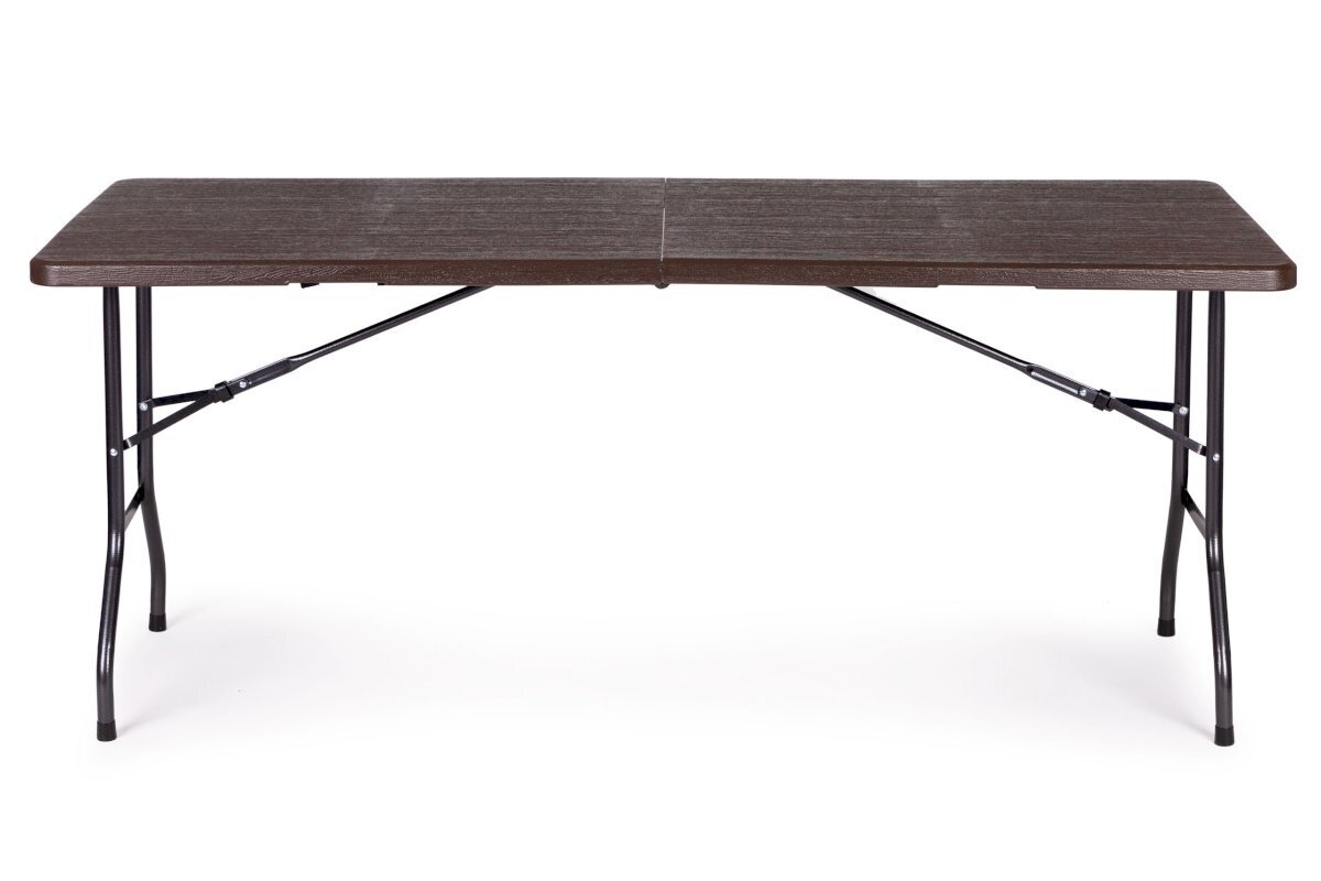 Saliekamais dārza banketa galds, ModernHome, 180 cm., brūns цена и информация | Dārza galdi | 220.lv