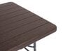 Saliekamais dārza banketa galds, ModernHome, 180 cm., brūns cena un informācija | Dārza galdi | 220.lv