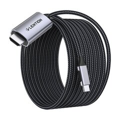 Lention USB-C to 4K60Hz HDMI cable, 3m (gray) цена и информация | Кабели для телефонов | 220.lv