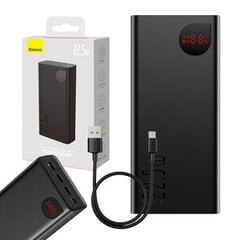 Fast Charge Power Bank Baseus Adaman, 40000mAh 22,5W (Black) цена и информация | Зарядные устройства Power bank | 220.lv