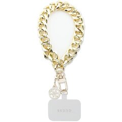 Guess GUOUCBMC4MP Universal Big Hand Strap różowy|pink Acrylic 4G Charm цена и информация | Держатели для телефонов | 220.lv