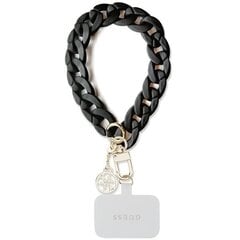 Guess Crossbody Strap PU 4G Chain with Charm Silver|Black цена и информация | Держатели для телефонов | 220.lv