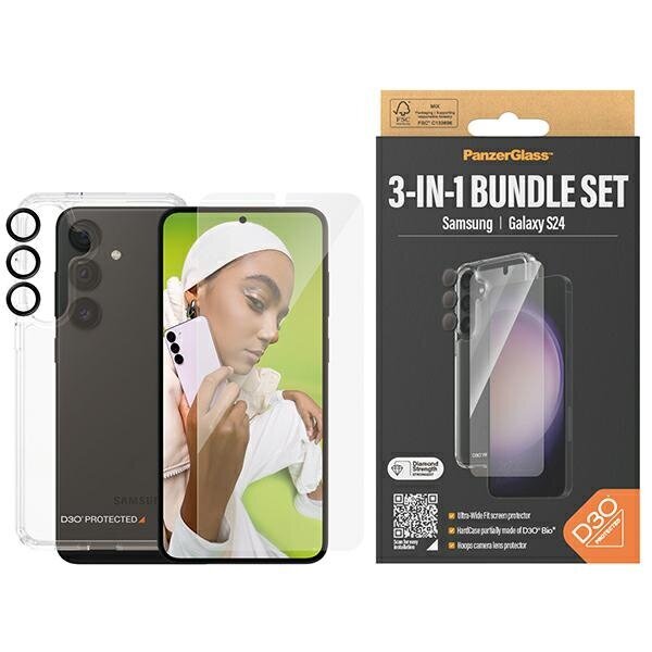 PanzerGlass Bundle 3in1 цена и информация | Telefonu vāciņi, maciņi | 220.lv