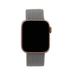 Elastic band M for Apple Watch 42|44|45 mm length 155 mm light gray цена и информация | Аксессуары для смарт-часов и браслетов | 220.lv