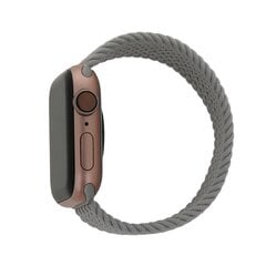 Elastic band M for Apple Watch 38|40|41 mm length 145 mm light gray цена и информация | Аксессуары для смарт-часов и браслетов | 220.lv