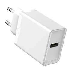 Wall charger EU USB-A Vention FAAW0-EU 12W, 2.4A, (white) цена и информация | Зарядные устройства для телефонов | 220.lv