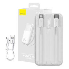 Powerbank Baseus Comet 10000mAh, 22.5W (white) цена и информация | Зарядные устройства Power bank | 220.lv