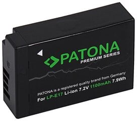 Patona Canon LP-E17 цена и информация | Аккумуляторы для фотокамер | 220.lv