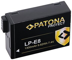 Patona LP-E8/LP-E8+ цена и информация | Аккумуляторы для видеокамер | 220.lv