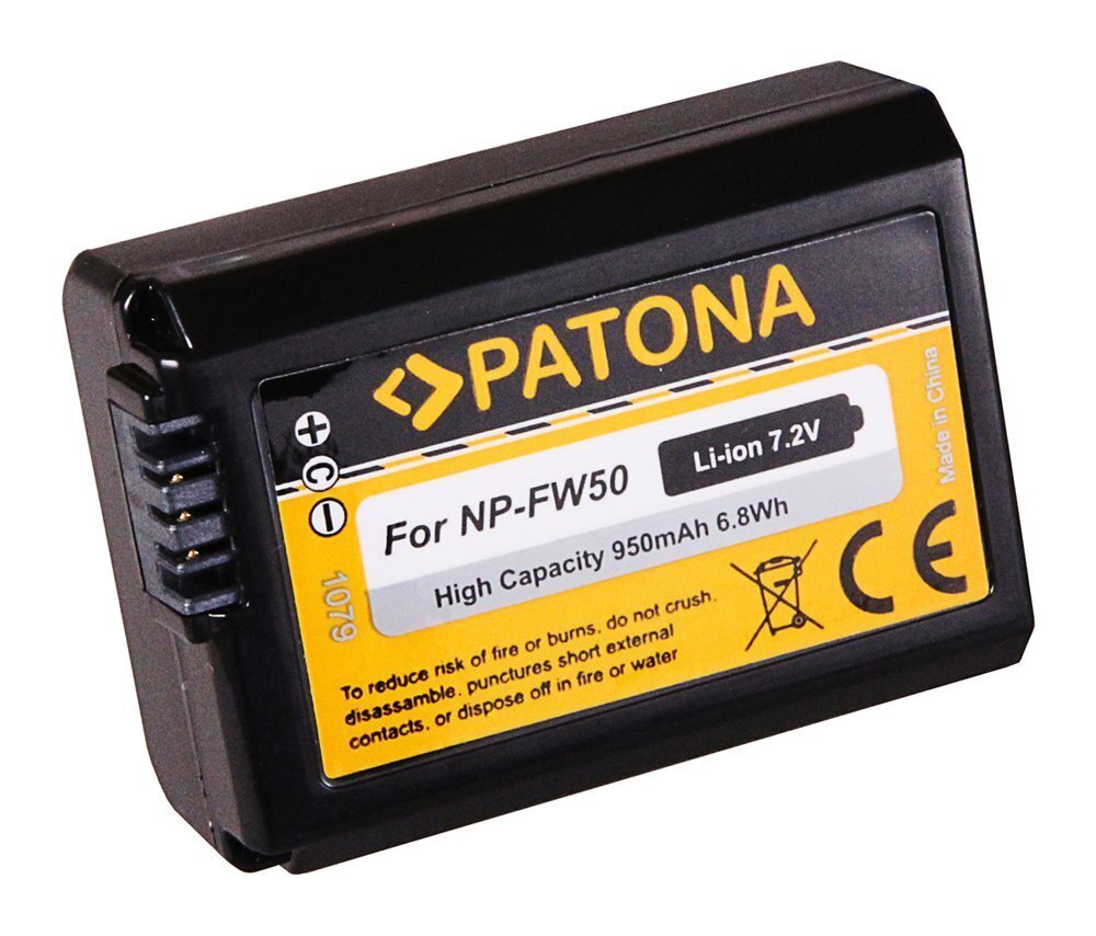 Patona Sony NP-FW50 cena un informācija | Akumulatori fotokamerām | 220.lv