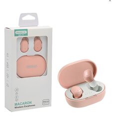 SOMOSTEL SMS-J13 MACARON BLUETOOTH IN-EAR HEADPHONES PINK - RUNNING TIME 3-4h + CHARGING BOX 260 mAh цена и информация | Bluetooth-гарнитуры | 220.lv