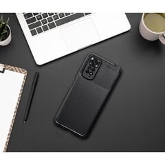 Fusion Carbon Premium  силиконовый чехол для Xiaomi Redmi 12C черный цена и информация | Чехлы для телефонов | 220.lv