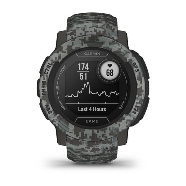 Garmin Instinct 2 Camo Edition, Graphite cena un informācija | Viedpulksteņi (smartwatch) | 220.lv