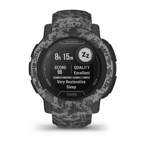 Garmin Instinct 2 Camo Edition, Graphite cena un informācija | Viedpulksteņi (smartwatch) | 220.lv