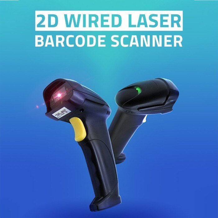 Qoltec Laser Barcode Scanner 50853 cena un informācija | Smart ierīces un piederumi | 220.lv