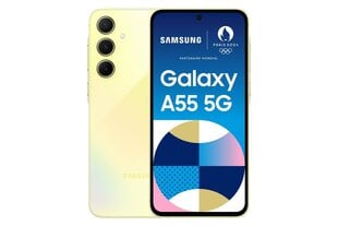 Samsung Galaxy A55 5G Awesome Lemon cena un informācija | Mobilie telefoni | 220.lv
