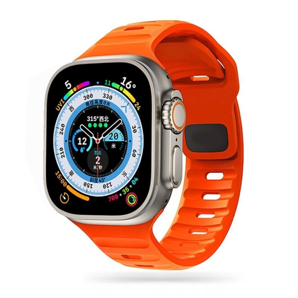 Tech-Protect Apple Watch 4/5/6/7/SE/8/9/Ultra 44/45/49mm orange цена и информация | Viedpulksteņu un viedo aproču aksesuāri | 220.lv
