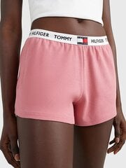 Tommy Hilfiger šorti sievietēm Logo Waistband Relaxed Fit English 545661499, rozā cena un informācija | Sieviešu šorti | 220.lv