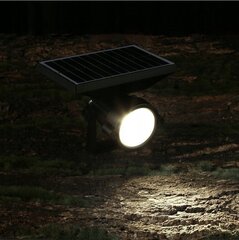 Saules lampa SuperLED, melna, 30 cm цена и информация | Уличное освещение | 220.lv