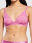 Tommy Hilfiger krūšturis Floral Lace Unlined Triangle Lilac Orchid 545661579, rozā cena un informācija | Krūšturi | 220.lv