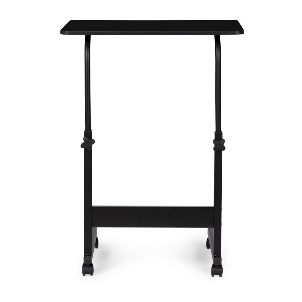 Mobilais klēpjdatora galds, 43 cm x 39 cm x 8 cm, melns cena un informācija | Datorgaldi, rakstāmgaldi, biroja galdi | 220.lv