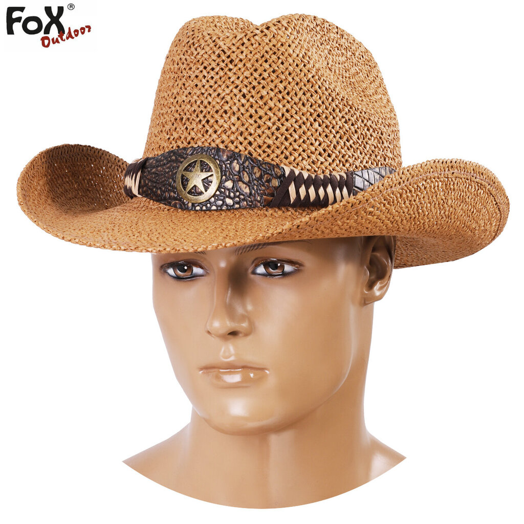 Kovboju cepure vīriešiem Fox Outdoor Georgia cena un informācija | Vīriešu cepures, šalles, cimdi | 220.lv