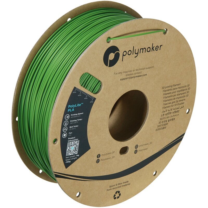 3D drukāšanas filaments Polymaker PolyLite PLA cena un informācija | Smart ierīces un piederumi | 220.lv