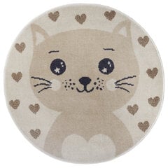 Hanse Home bērnu paklājs Cat 140x140 cm kaina ir informacija | Paklāji | 220.lv