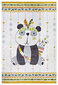 Hanse Home bērnu paklājs Adventures Panda 160x235 cm cena un informācija | Paklāji | 220.lv