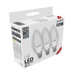 Avide LED spuldzes 5W E14 3000K 3 gab cena un informācija | Spuldzes | 220.lv