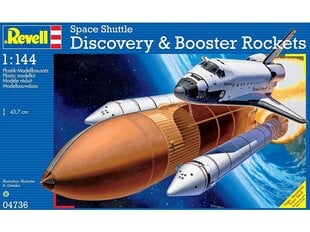 Konstruktors Revell — Space Shuttle Discovery & Booster, 1/144, 04736 cena un informācija | Konstruktori | 220.lv