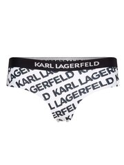 Плавки Karl Lagerfeld Bikini Hipster W/ Logo Elastic Diagonal All Over White 230W2214 545009850 цена и информация | Купальные костюмы | 220.lv