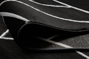 бегун EMERALD эксклюзивный 7543 гламур, стильный геометричес черный / бряный 70 cm цена и информация | Ковры | 220.lv