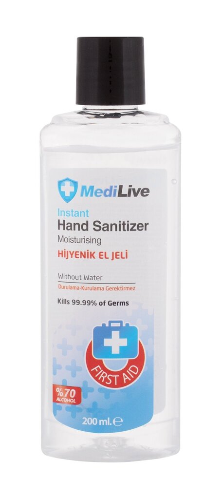 Roku dezinfekcijas šķidrums MediLive 200 ml цена и информация | Pirmā palīdzība | 220.lv