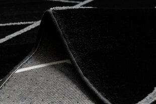 бегун EMERALD эксклюзивный 7543 гламур, стильный геометричес черный / бряный 80 cm цена и информация | Ковры | 220.lv